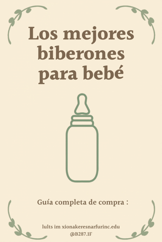 Pin Pinterest - Los mejores biberones para bebé 2026